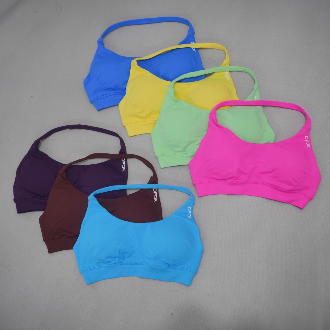 DFDK Dames Naadloze Sportbeha  - Plunge Bra Push Up recensie en prijs